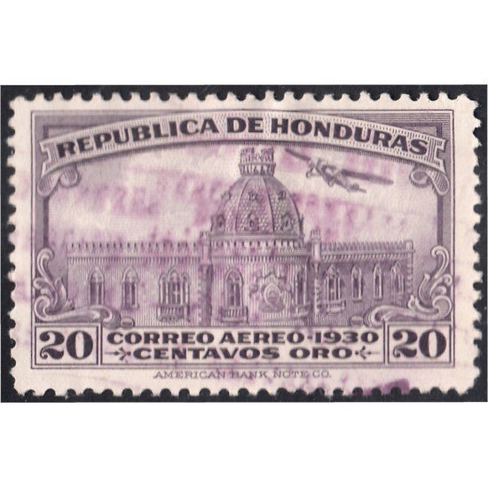 Honduras A- 36I 1930 Palacio Nacional de Tegucigalpa usados