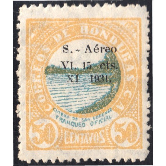 Honduras A- 45 1931 Boca de San Lorenzo Sin goma