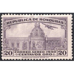Honduras A- 36I 1930 Palacio Nacional de Tegucigalpa Sin goma Honduras A- 36I 1930 Palacio Nacional de Tegucigalpa Sin goma