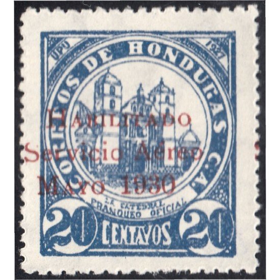 Honduras A- 29 1929/31 La Catedral Sin goma