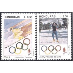 Honduras 279/80 1992 Juegos olímpicos de invierno Albertville MNH