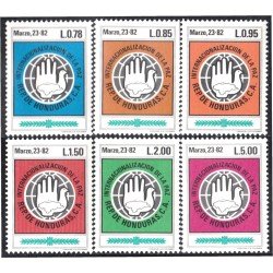 Honduras 263/68 1984 Internacionalización de La Paz MNH