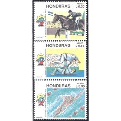 Honduras A- 763/65 1991 XI Juegos Deportivos Panamericanos MNH Honduras A- 763/65 1991 XI Juegos Deportivos Panamericanos MNH
