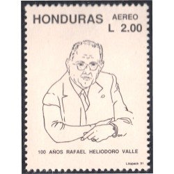Honduras A- 762 1991 Rafel Heliodoro Valle MNH Honduras A- 762 1991 Rafel Heliodoro Valle MNH