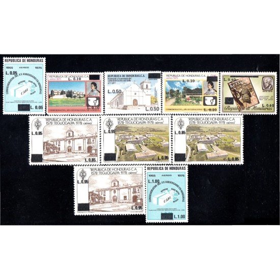 Honduras A- 690/98 1986 Villa de Tegucigalpa MNH Honduras A- 690/98 1986 Villa de Tegucigalpa MNH