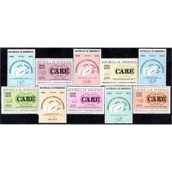 Honduras A- 545/54 1976 Conmemorativo del XX Aniversario en Honduras CARE MNH