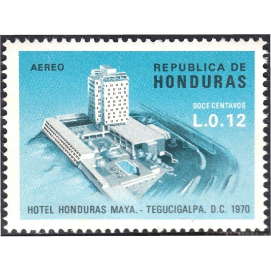 Honduras A- 456 1970 Hotel Honduras Maya MNH
