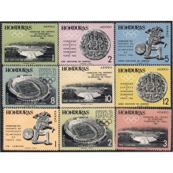 Honduras A- 312/20 1964 Juegos Olímpicos Olimpiadas de Tokio 1964 MNH Honduras A- 312/20 1964 Juegos Olímpicos Olimpiadas de Tokio 1964 MNH