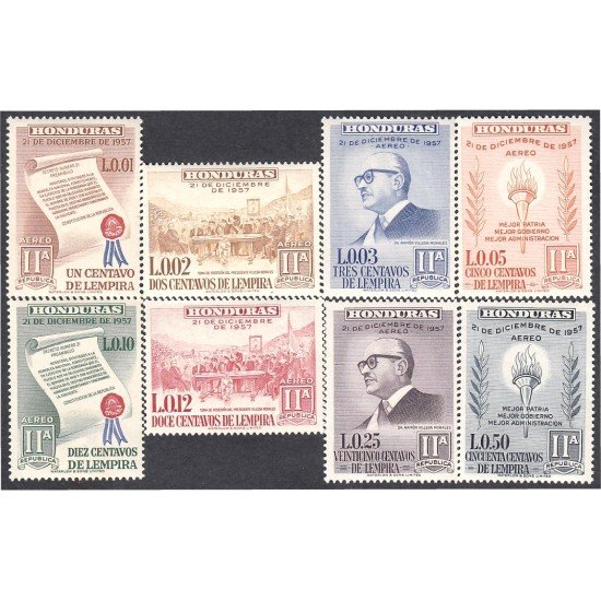 Honduras A- 278/85 1959 Dr Ramón Villeda Morales MNH Honduras A- 278/85 1959 Dr Ramón Villeda Morales MNH