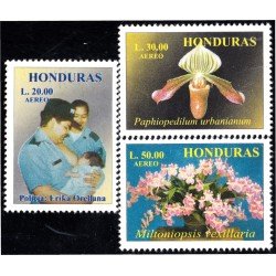 Honduras A- 1001AJ/AL 2000 Fauna Flores Flowers MNH