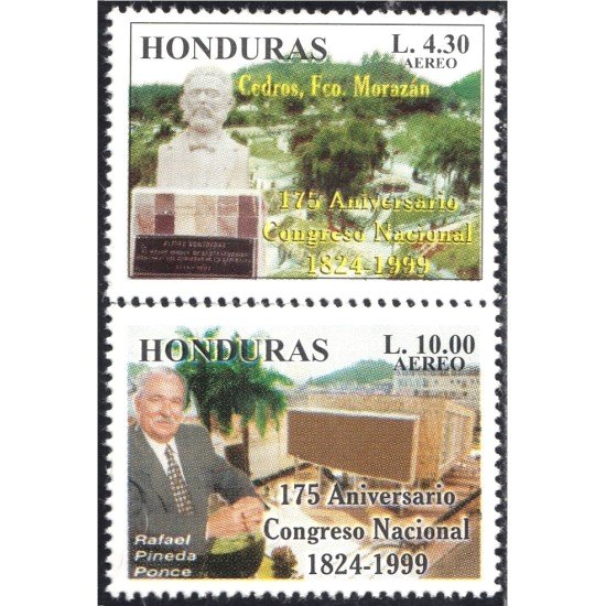 Honduras A- 1000/01 1999 175 Aniversario Congreso Nacional MNH Honduras A- 1000/01 1999 175 Aniversario Congreso Nacional MNH