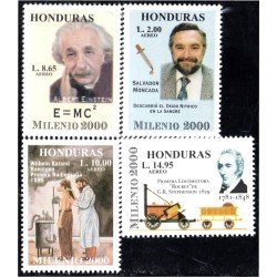 Honduras A- 993/96 1999 Milenio 2000 Científicos Célebres Albert Einstein MNH Honduras A- 993/96 1999 Milenio 2000 Científicos Célebres Albert Einstein MNH