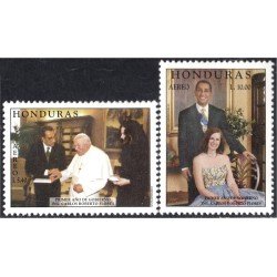 Honduras A- 971/72 1999 Presidente Carlos Roberto Flores MNH Honduras A- 971/72 1999 Presidente Carlos Roberto Flores MNH