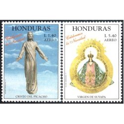 Honduras A- 901/02 1997 Cristo del Picacho Virgen de Suyapa MNH Honduras A- 901/02 1997 Cristo del Picacho Virgen de Suyapa MNH