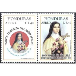 Honduras A- 894/95 1997 Santa Teresita del Niño Jesús MNH Honduras A- 894/95 1997 Santa Teresita del Niño Jesús MNH