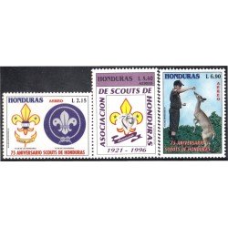 Honduras A- 863/65 1996 75 Aniversario de Scouts de Honduras MNH Honduras A- 863/65 1996 75 Aniversario de Scouts de Honduras MNH