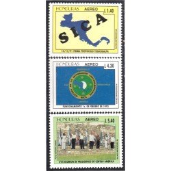 Honduras A- 860/62 1996 VII Reunión de presidentes de Centroamérica MNH Honduras A- 860/62 1996 VII Reunión de presidentes de Centroamérica MNH