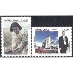 Honduras A- 849/50 1994 Presidente Rafael L. Callejas MNH Honduras A- 849/50 1994 Presidente Rafael L. Callejas MNH