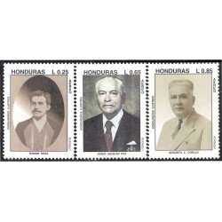 Honduras A- 843/45 1993 Ramón Rosa Jesús Aguilar Paz Augusto C. Coello MNH Honduras A- 843/45 1993 Ramón Rosa Jesús Aguilar Paz Augusto C. Coello MNH