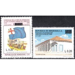 Honduras A- 840/41 1993 José Cecilio del Valle Homenaje a Estados Unidos MNH Honduras A- 840/41 1993 José Cecilio del Valle Homenaje a Estados Unidos MNH