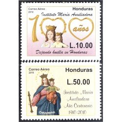 Honduras A- 1349/50 2010 10 Años María Auxiliadora MNH Honduras A- 1349/50 2010 10 Años María Auxiliadora MNH