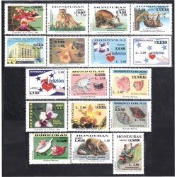 Honduras A- 1288/04 2006 Crustáceos Flores Animales fauna Edificios MNH