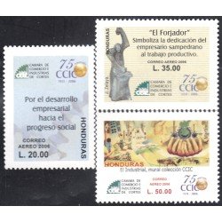 Honduras A- 1283/85 2006 Cámara de Comercio e Industria de Cortes MNH