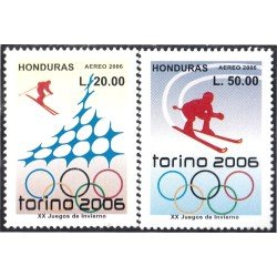 Honduras A- 1278/79 2006 XX Juegos Olímpicos de Invierno Torino MNH