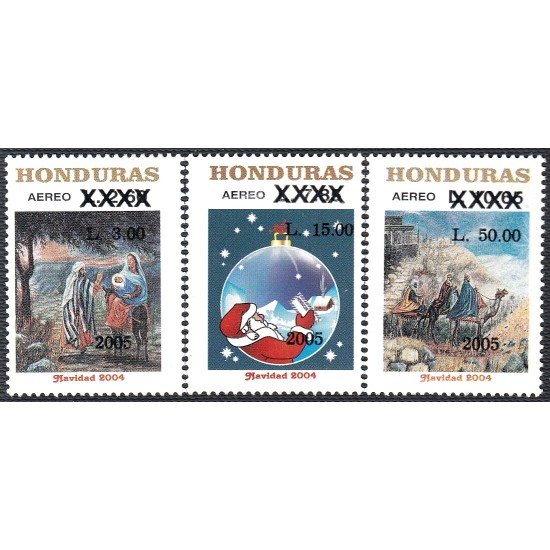 Honduras A- 1272/74 2005 Navidad Christmas MNH