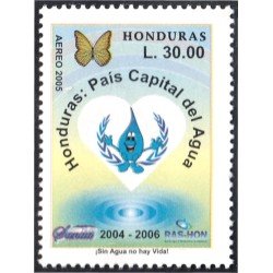 Honduras A- 1271 2005 Honduras País Capital del agua Mariposa MNH Honduras A- 1271 2005 Honduras País Capital del agua Mariposa MNH