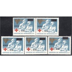 Honduras A- 1253/57 2005 Cruz Roja MNH Honduras A- 1253/57 2005 Cruz Roja MNH