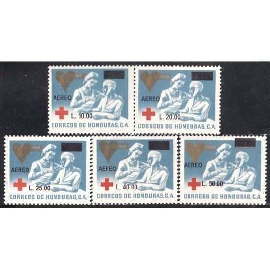 Honduras A- 1253/57 2005 Cruz Roja MNH