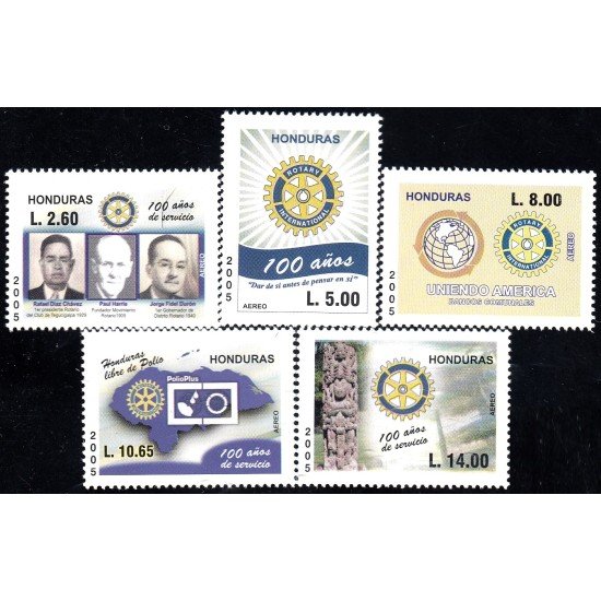Honduras A- 1199/03 2005 100 Años de Rotary International MNH Honduras A- 1199/03 2005 100 Años de Rotary International MNH