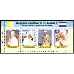 Honduras A- 1155/58 2003 SS Juan Pablo II MNH