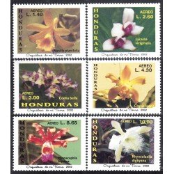 Honduras A- 1121/26 2002 Orquídeas Flores Flowers MNH