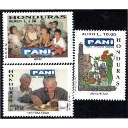 Honduras A- 1114/16 2002 Familia Educación Merienda Niños Ancianos MNH