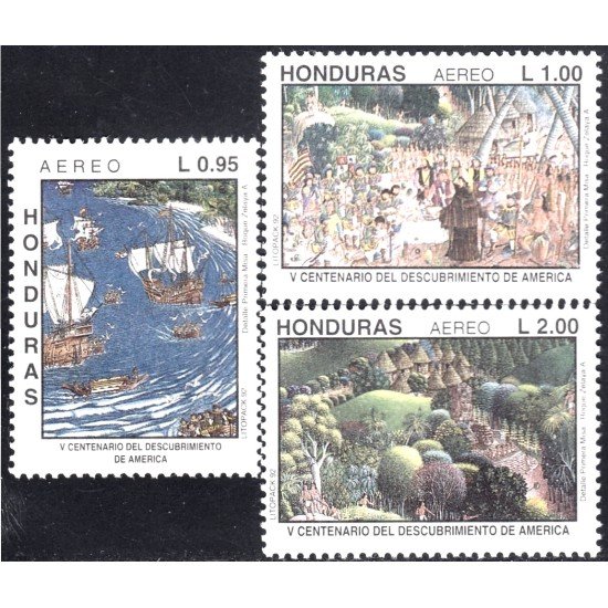 Honduras A- 799NQ 1992 500 Aniversario del descubrimiento de América MNH