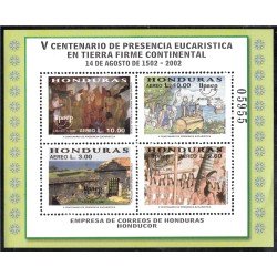 Honduras HB 69 2002 América Upaep  V centenario del descubrimiento de Honduras MNH