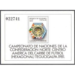 Honduras HB 31 1981 Campeonato de Naciones de la Federación Norte Centro América del Caribe de Fútbol MNH