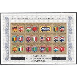 Honduras HB 23 1975 Homenaje a la Unión Postal Universal UPU MNH