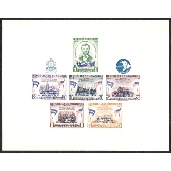 Honduras HB 6 1964 Conmemorativo al nacimiento de Abraham Lincoln MNH