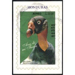 Honduras HB 54 1997 Ave Pájaro Bird Rey Zope usados Honduras HB 54 1997 Ave Pájaro Bird Rey Zope usados