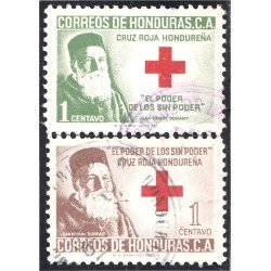Honduras 4/5 1965 Beneficencia Cruz Roja Hondureña Jean Henry Dunant Beneficencia usados