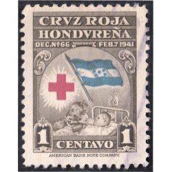 Honduras 2 1945 Beneficencia Cruz Roja Hondureña usados