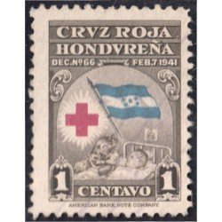 Honduras 2 1945 Beneficencia Cruz Roja Hondureña sin goma