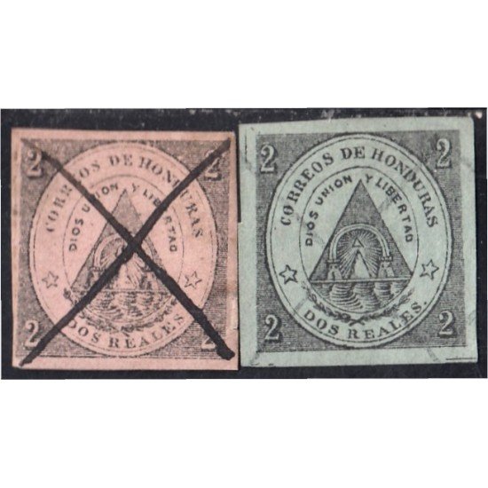 Honduras 1/2 1865 Escudo usados