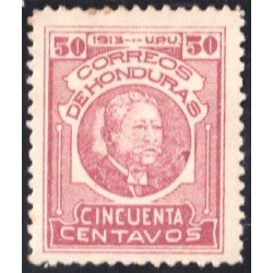 Honduras 137 1913/14 Gral. Manuel Bonilla Sin goma Honduras 137 1913/14 Gral. Manuel Bonilla Sin goma