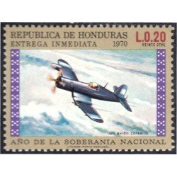 Honduras Express 1 1970 Año de la soberanía Nacional Avión Plane MNH