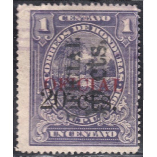 Honduras Servicio 46 1914/16 Paisaje hondureño usados sb doble Honduras Servicio 46 1914/16 Paisaje hondureño usados sb doble