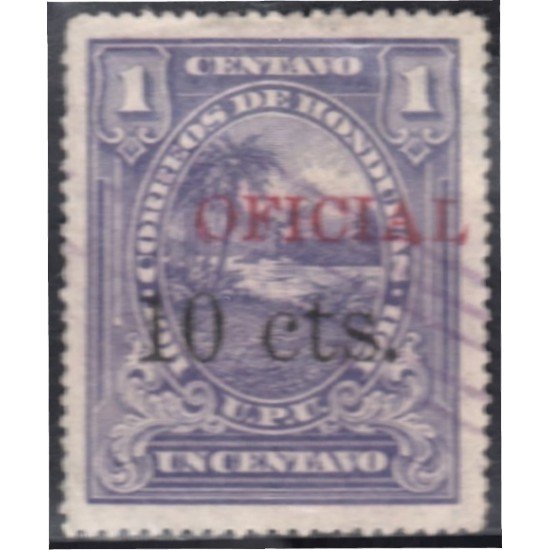 Honduras Servicio 45 1914/16 Paisaje hondureño usados Honduras Servicio 45 1914/16 Paisaje hondureño usados